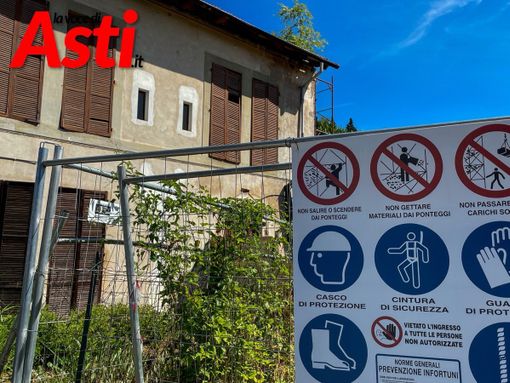In foto: il cantiere della nuova Casa della Comunità di Canelli