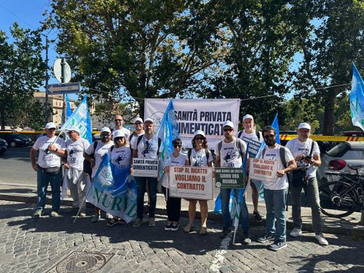 Alcune immagini del presidio