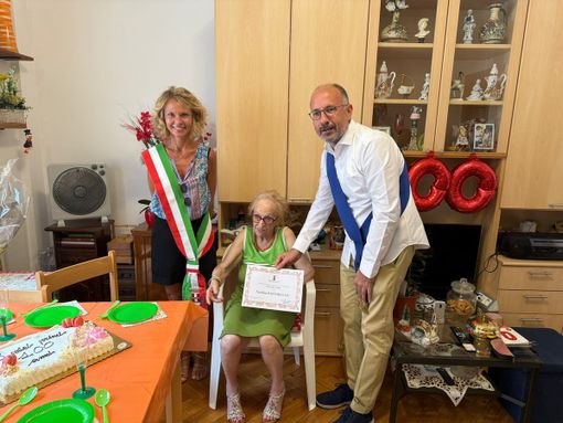 La signora Pastorello con Morra e Rasero