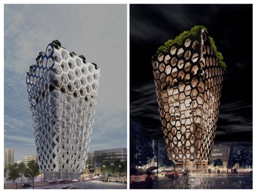 Due render del progetto scelto Due render del progetto scelto