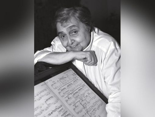 Lidia R. Bianco ritratta dall'obiettivo di Giulio Morra (foto tratta dal trimestrale Astigiani)