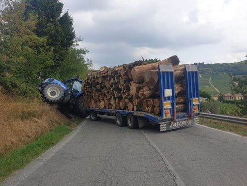 Il trattore coinvolto