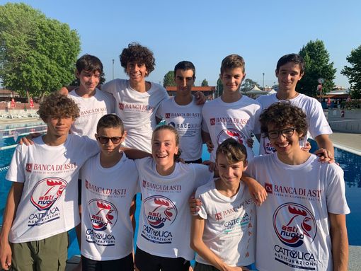 Nuoto: ottimi risultati dei giovani atleti astigiani ai Campionati Regionali