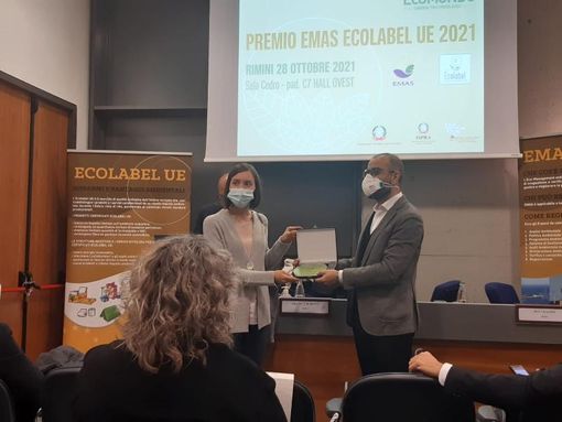 Gaia ad Ecomondo vince il premio Emas Ecolabel UE 2021