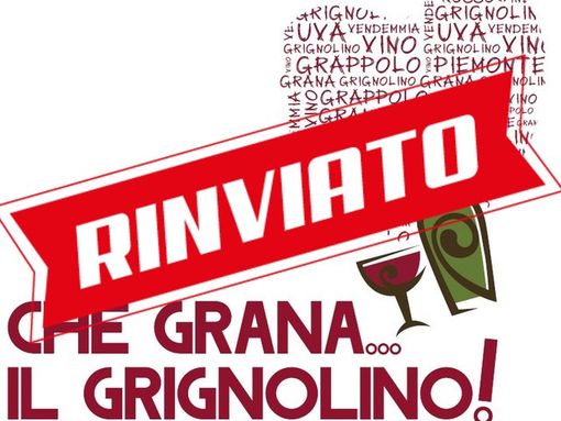 Rinvio ‘causa Covid’ anche per l’edizione 2020 di “Che Grana... il Grignolino!”