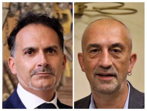 Nel collage, da sinistra, l'assessore Giacomini e il consigliere comunale Malandrone