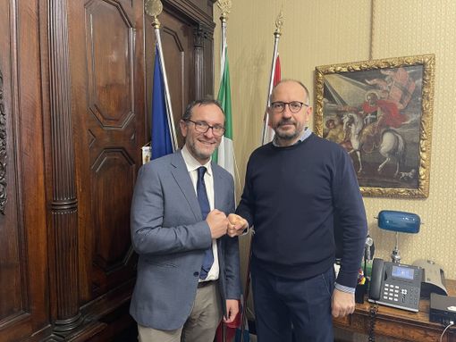 Il vicesindaco Coppo con il sindaco Rasero Il vicesindaco Coppo con il sindaco Rasero
