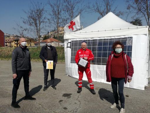 Il Rotary Club Canelli Nizza dona un sanificatore alla Croce Rossa canellese Il Rotary Club Canelli Nizza dona un sanificatore alla Croce Rossa canellese