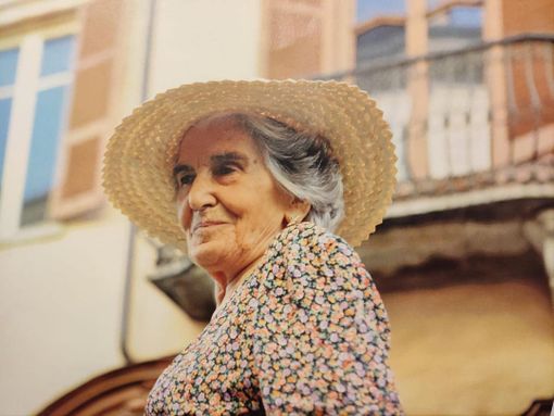 Felicina Voglino ritratta in una foto postata su Facebook dalla Pro loco di Motta Felicina Voglino ritratta in una foto postata su Facebook dalla Pro loco di Motta