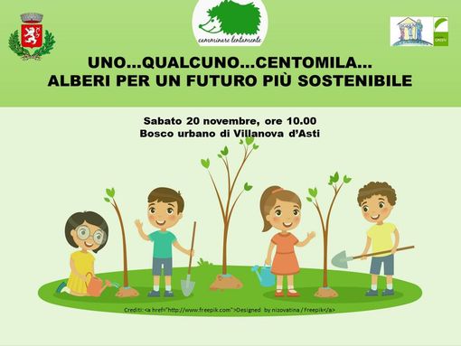 "Uno, qualcuno, centomila". Domani a Villanova nuovi alberi per un futuro più sostenibile