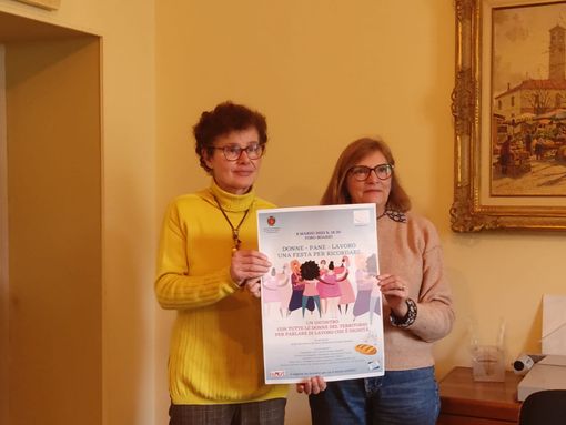 Assessore Ausilia Quaglia con Viviana Garbagnoli Assessore Ausilia Quaglia con Viviana Garbagnoli