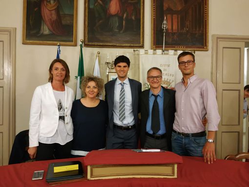 La Giunta Orecchia al momento dell'insediamento