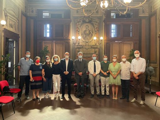 Ricevuto in Municipio il procuratore Perduca, prossimo al pensionamento