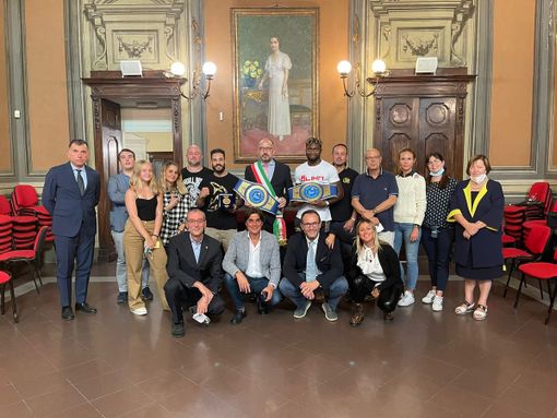 Ricevuto in Municipio il nuovo campione italiano di pesi superpiuma di boxe, Hassan Nourdine Ricevuto in Municipio il nuovo campione italiano di pesi superpiuma di boxe, Hassan Nourdine