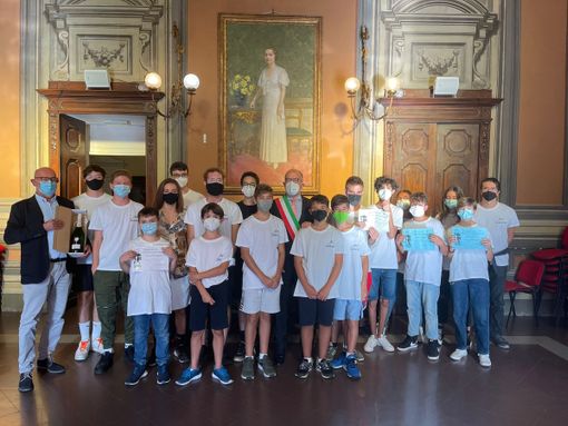 Ricevuti in Municipio i giocatori del Circolo Scacchistico Astigiano