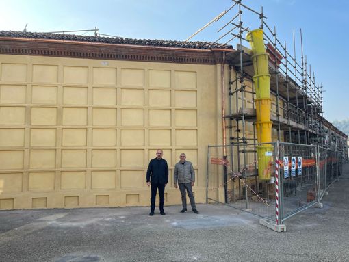 Il sindaco Rasero e il consigliere Ferrero durante il sopralluogo Il sindaco Rasero e il consigliere Ferrero durante il sopralluogo