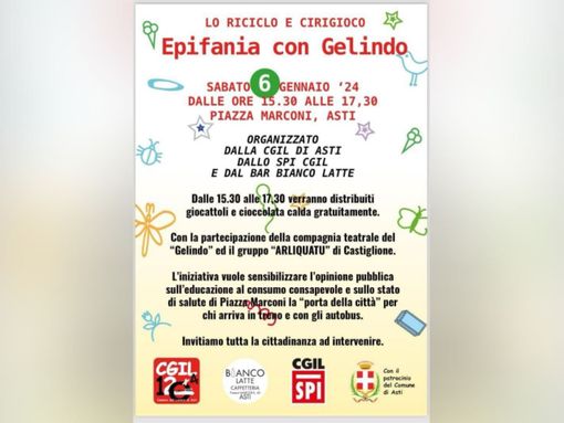 Un’Epifania solidale e sostenibile con Gelindo e i giochi usati