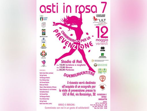La locandina della edizione 2023 di &quot;Asti in Rosa&quot;