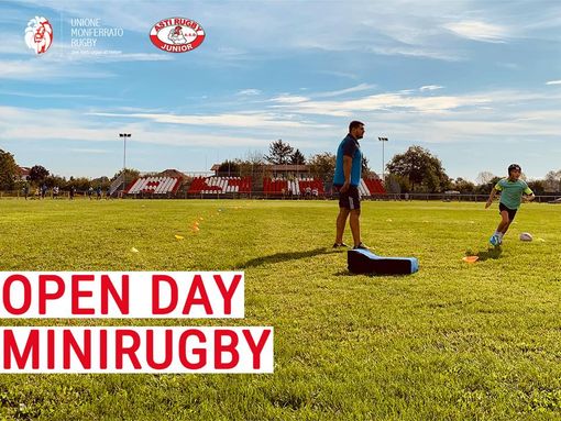 Sabato ad Asti primo appuntamento con il Minirugby, per bimbi tra i 5 e i 12 anni
