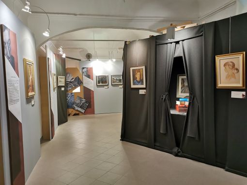 Uno scorcio del Museo Civico di Moncalvo Uno scorcio del Museo Civico di Moncalvo