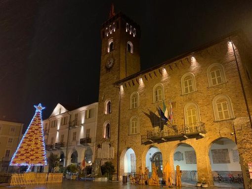 Immagine d'archivio di un precedente allestimento natalizio nicese