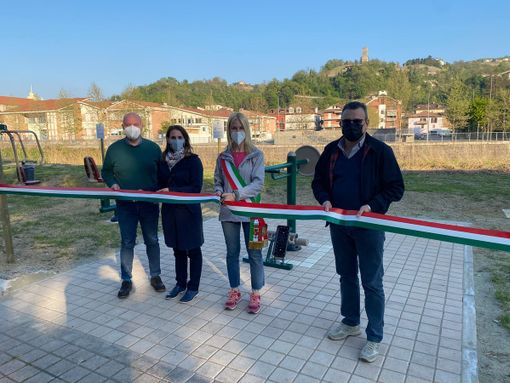 Santo Stefano Belbo inaugura l’area fitness sul lungo Belbo