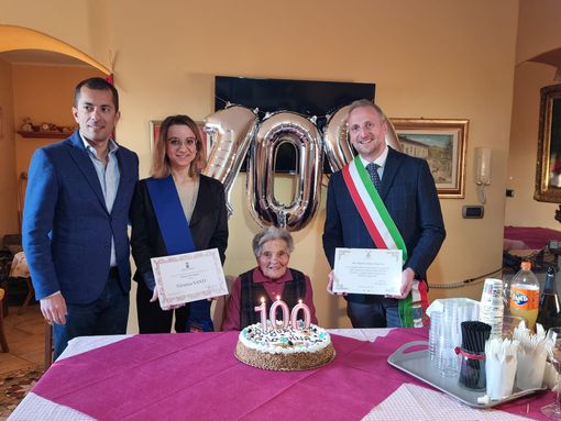 Giovanna Santi, neo centenaria canellese