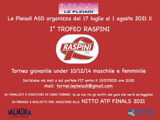 La locandina del torneo La locandina del torneo