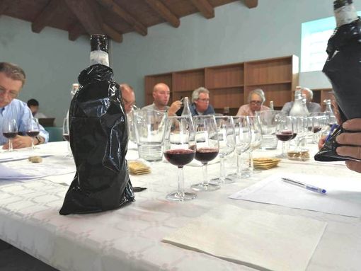 L'esame dei campioni di Vininvilla da parte degli esperti dell'Onav