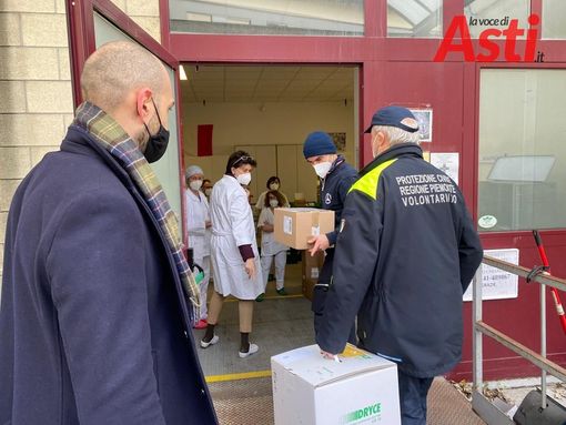 Consegna vaccini Asti Vaccine Day