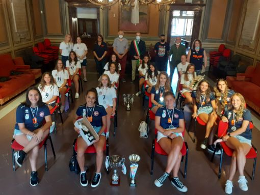 Ricevute in Municipio le squadre under 17 e under 18 ASD New Volley 0141 Asti