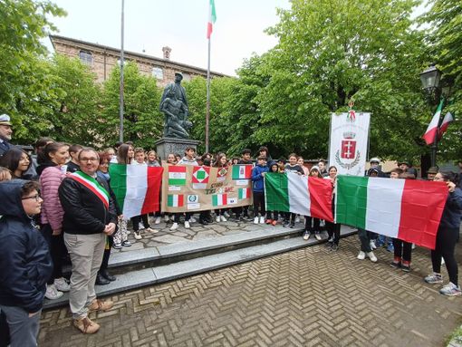 Buttigliera ha festeggiato il suo 25 aprile con i ragazzi della scuola media