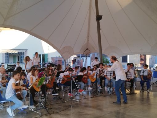 Un'immagine relativa il concerto finale della prima settimana di Campus