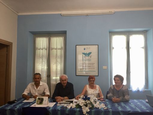 Da sinistra: Luigi Fassi, Fares Cerrina, Daniela Ivaldi e Caterina Briatore