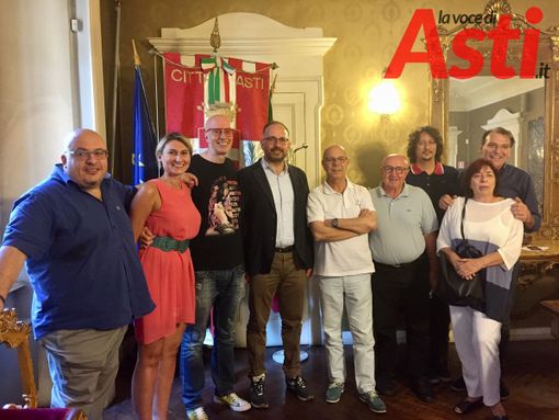 Lo staff di AstiMusica durante la conferenza stampa di questo pomeriggio Lo staff di AstiMusica durante la conferenza stampa di questo pomeriggio
