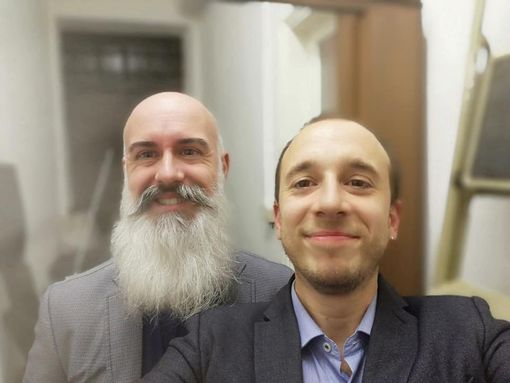 Riccardo Fassone con Paolo Furia