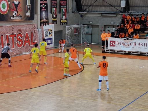 Futsal: nuovo pareggio per l'Orange al Palabrumar di Asti