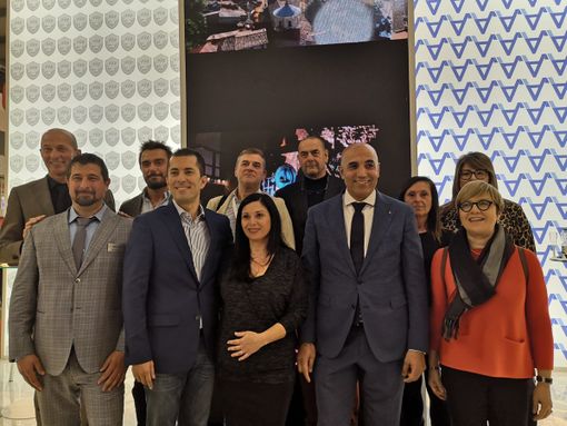 L’Assessore Regionale Marco Gabusi al Simei di Milano con le aziende canellesi: