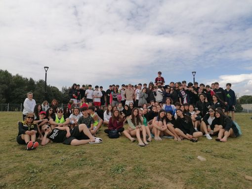 La folta delegazione del Giobert impegnata a Bibbione La folta delegazione del Giobert impegnata a Bibbione