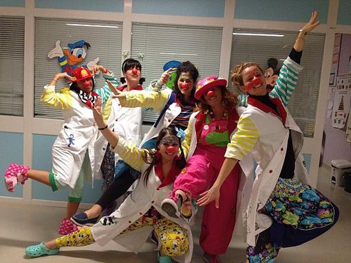 Alcuni volontari dell'associazione