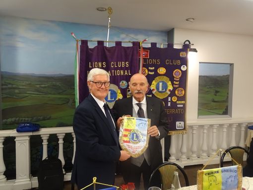 Erminio Ribet (a sinistra) ritratto con Oscar Bielli