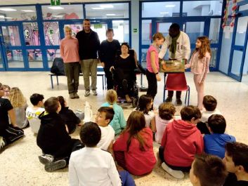 Nella foto Elena Dugono, il maestro Alessandro Fantino, Mariangela Cotto, Sara Vergano