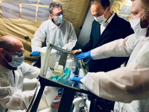 Regione Piemonte e Agenzia spaziale europea attivano laboratorio mobile per eseguire test sierologici Regione Piemonte e Agenzia spaziale europea attivano laboratorio mobile per eseguire test sierologici
