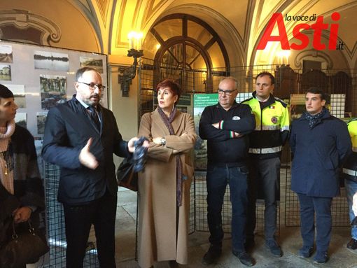 Asti. Inaugurata oggi in Comune la mostra  "Alluvione '94: da tragedia a prevenzione", organizzata dall'associazione Protezione Civile Città di Asti