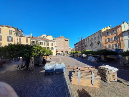 Iniziati i lavori in piazza Statuto