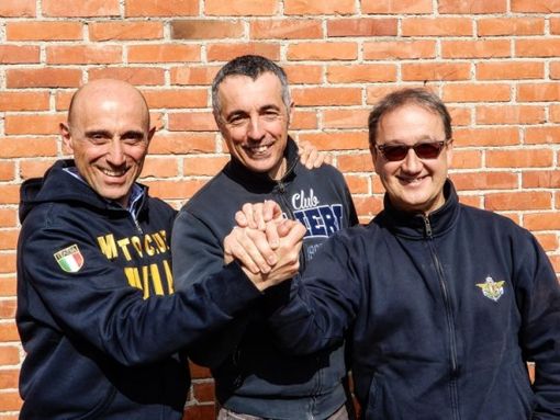 Da sinistra: Edoardo Zucca, Giorgio Bandoli e Valter Carbone