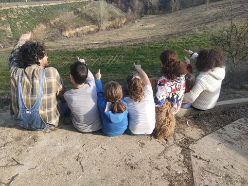 Mariacristina e la sua famiglia Mariacristina e la sua famiglia