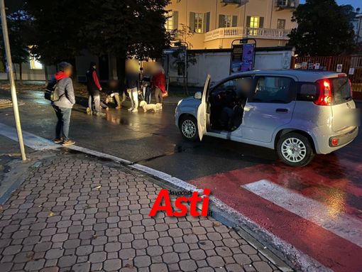 Il momento dell'incidente (foto Claudio Russo)