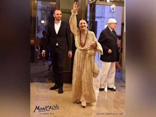 Massimiliano Vacchina e Carla Fracci nell’edizione 2019 (Ph. Davide Gallina) Massimiliano Vacchina e Carla Fracci nell’edizione 2019 (Ph. Davide Gallina)