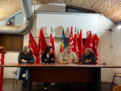 La conferenza stampa di questa mattina (da sx Curcio, Capparelli, Quagliotti, Mossino)